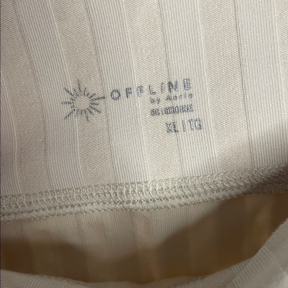 Aerie Cream Mini Skirt Sz XL - Picture 2 of 2